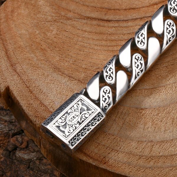 BOCAI S925 Silver Bracelets For Men