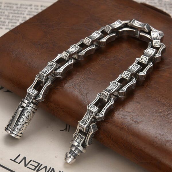 BOCAI S925 Silver Bracelet For Men