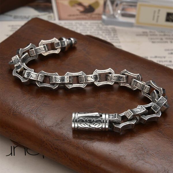 BOCAI S925 Silver Bracelet For Men