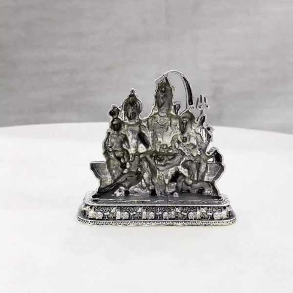 Shiv Parivaar Pure Silver Idol