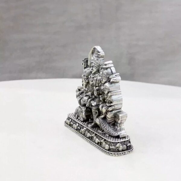 Shiv Parivaar Pure Silver Idol