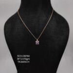 Chain with Evil Eye Pendant in Sterling Silver 925