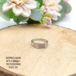 Multistone Gents Ring in Sterling Silver Pure 925 BIS Hallmarked