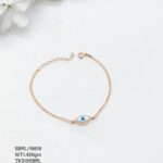 Stunning Evil Eye Beads Bracelet in Sterling Silver Pure 925