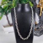 Hollow Gents Chain in Sterling Silver Pure 925 Hallmarked