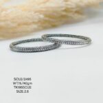 Casting Silver Bangles with Antique Touch 925 BIS Hallmarked