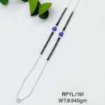 Elegant Evil Eye Payal/Anklet in Pure 925 Silver BIS Hallmarked