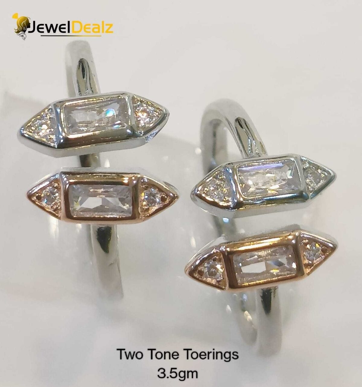 Toe Ring in Sterling Silver Pure 925 BIS Hallmarked - Image 1