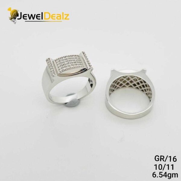 Gents Ring in Sterling Silver Pure 925 BIS Hallmarked