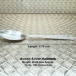 Elegant Spoon Pure Silver 925 Hallmarked Length:4.75inch