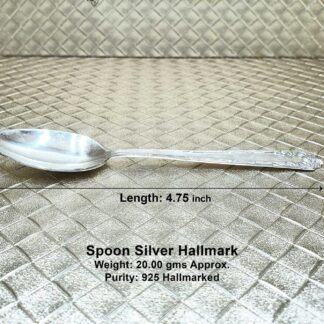 Elegant Spoon Pure Silver 925 Hallmarked Length:4.75inch