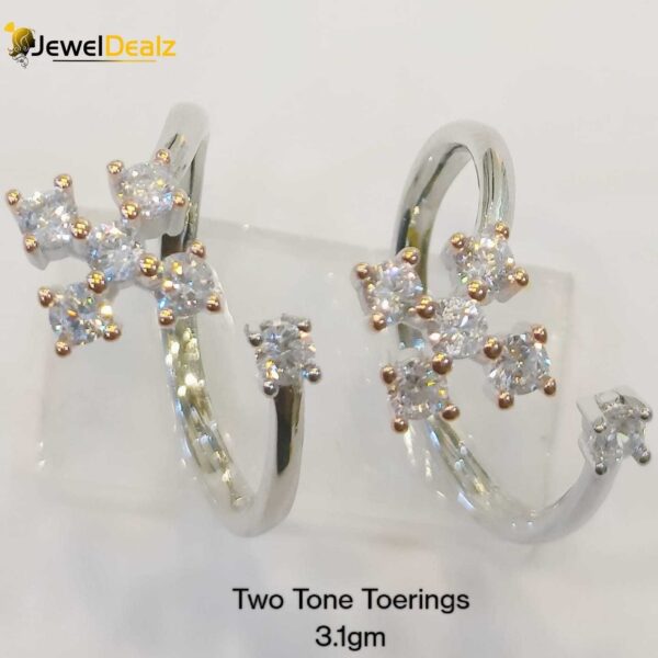 Toe Ring in Sterling Silver Pure 925 BIS Hallmarked