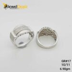 Gents Ring in Sterling Silver Pure 925 BIS Hallmarked