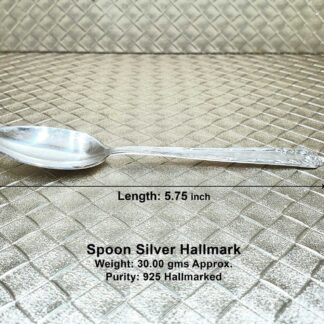 Spoon Pure Silver 925 Hallmarked Length:5.75 inch