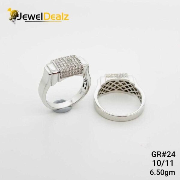 Gents Ring in Sterling Silver Pure 925 BIS Hallmarked
