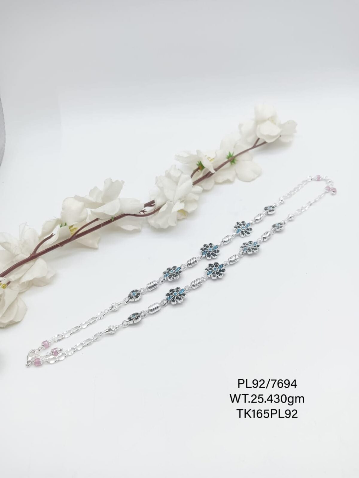 Payal/Anklet in Pure 925 Silver BIS Hallmarked - Image 1