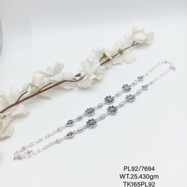 Elegant  Payal/Anklet in Pure 925 Silver BIS Hallmarked