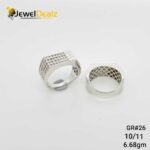 Gents Ring in Sterling Silver Pure 925 BIS Hallmarked