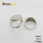 Gents Ring in Sterling Silver Pure 925 BIS Hallmarked