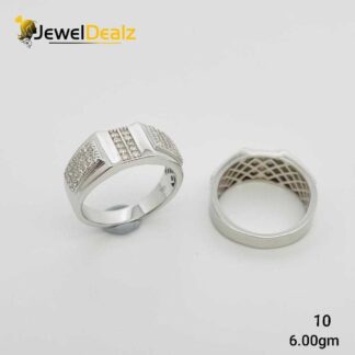 Gents Ring in Sterling Silver Pure 925 BIS Hallmarked