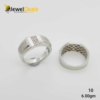 Gents Ring in Sterling Silver Pure 925 BIS Hallmarked