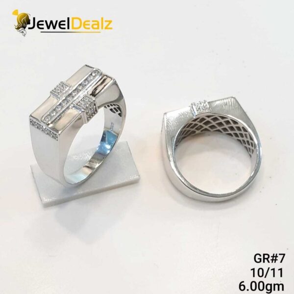 Gents Ring in Sterling Silver Pure 925 BIS Hallmarked