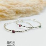 Casting Silver Bangles with Antique Touch 925 BIS Hallmarked