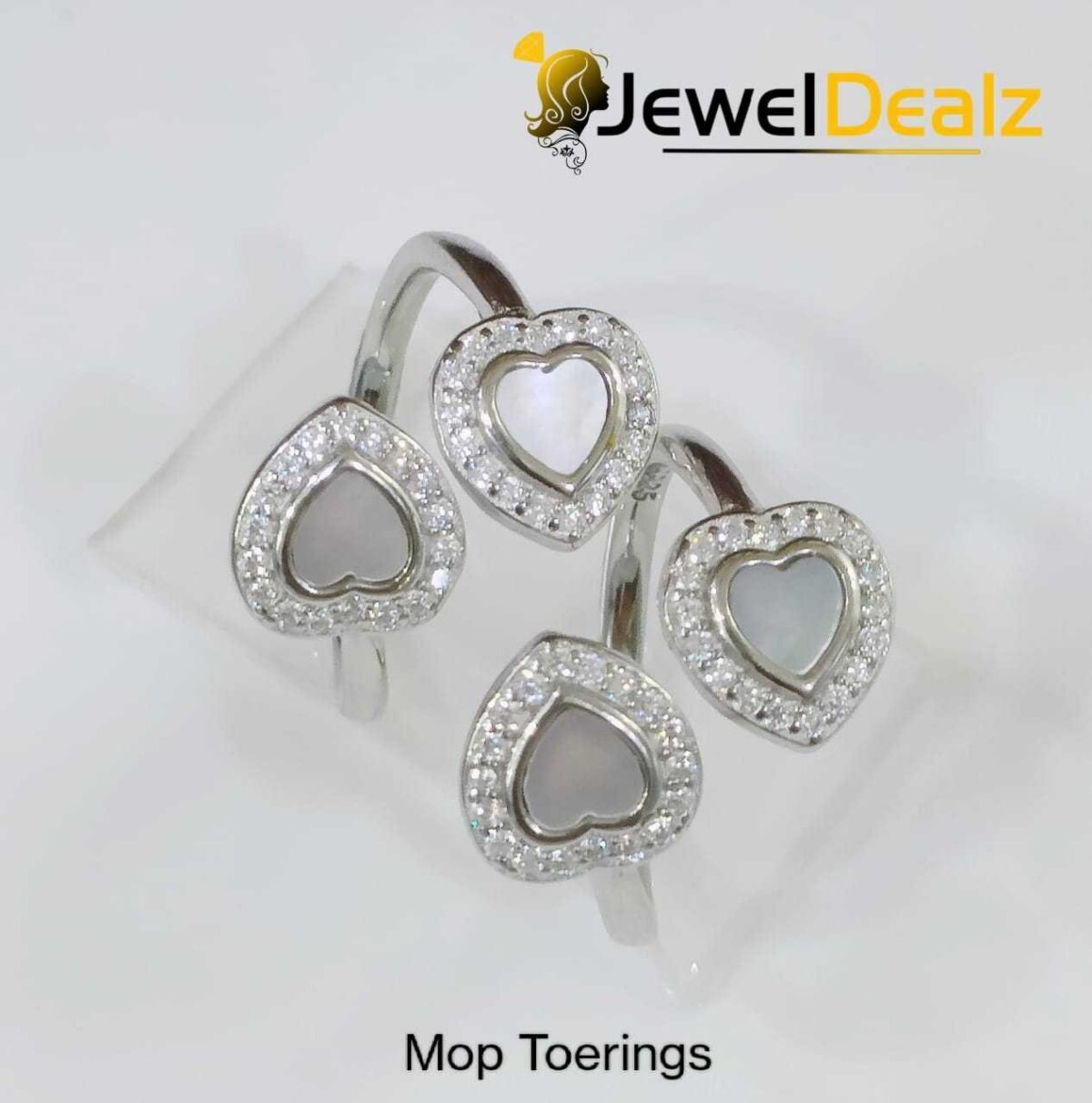 MOP Toe Ring in Sterling Silver Pure 925 BIS Hallmarked