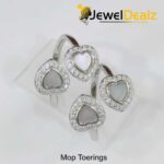 MOP Toe Ring in Sterling Silver Pure 925 BIS Hallmarked