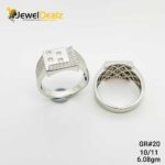 Gents Ring in Sterling Silver Pure 925 BIS Hallmarked
