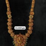 Temple Long Necklace in Pure Silver 925 BIS Hallmarked