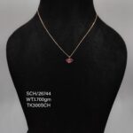 Chain with Evil Eye Pendant in Sterling Silver 925