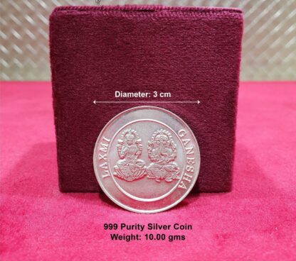 999 Pure Silver Coin 10 gms
