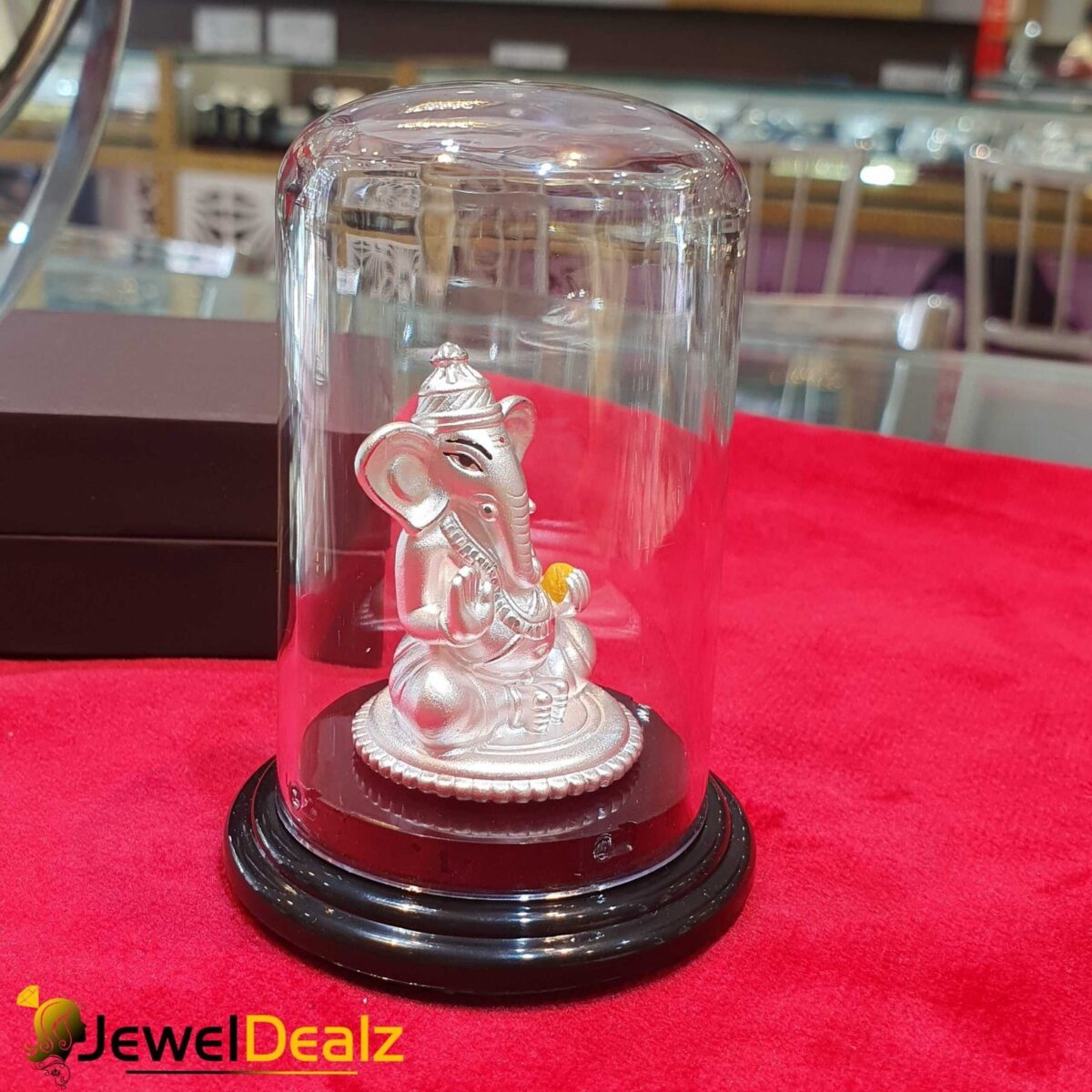 Ganesha Idol in Pure 999 Hallmark Silver