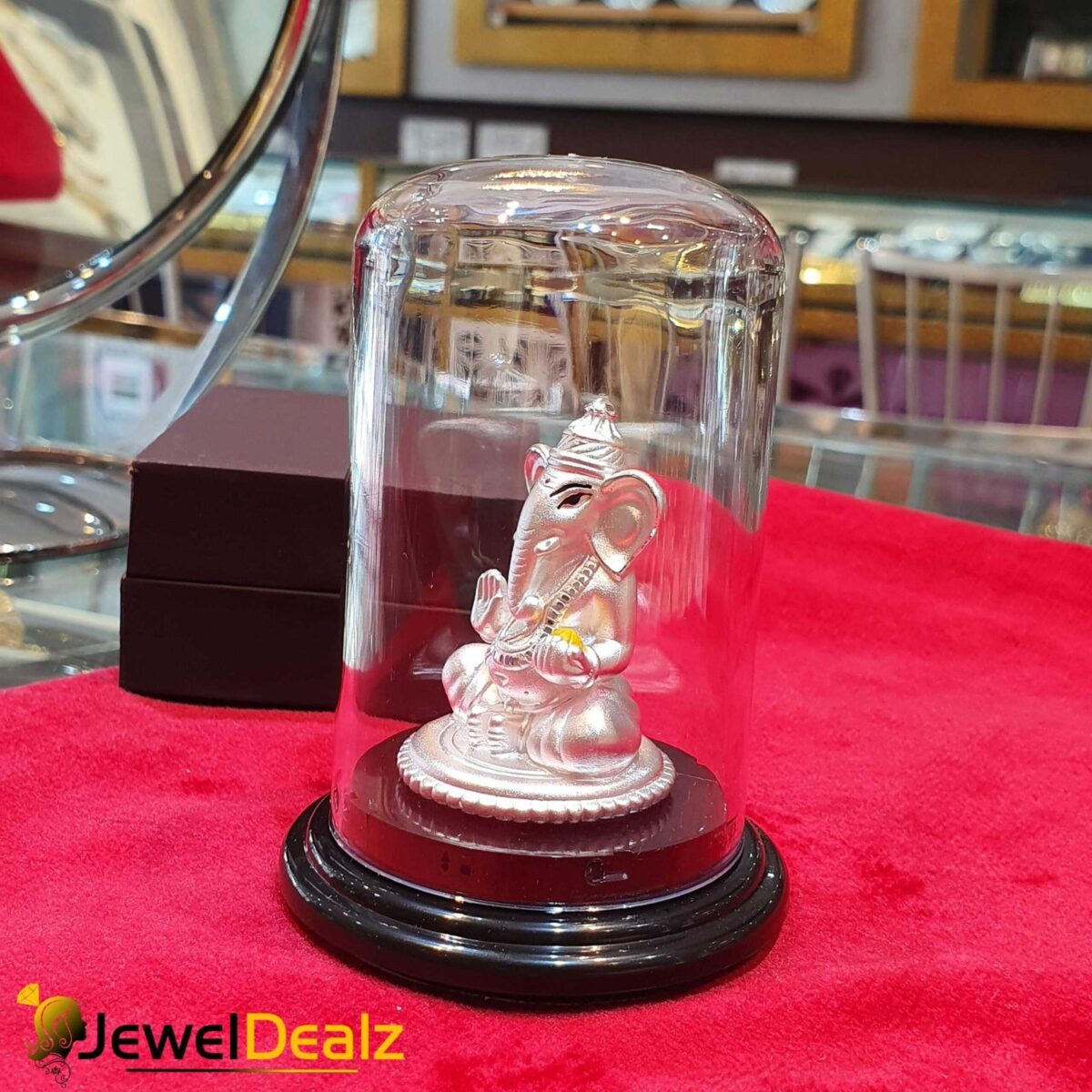 Ganesha Idol in Pure 999 Hallmark Silver