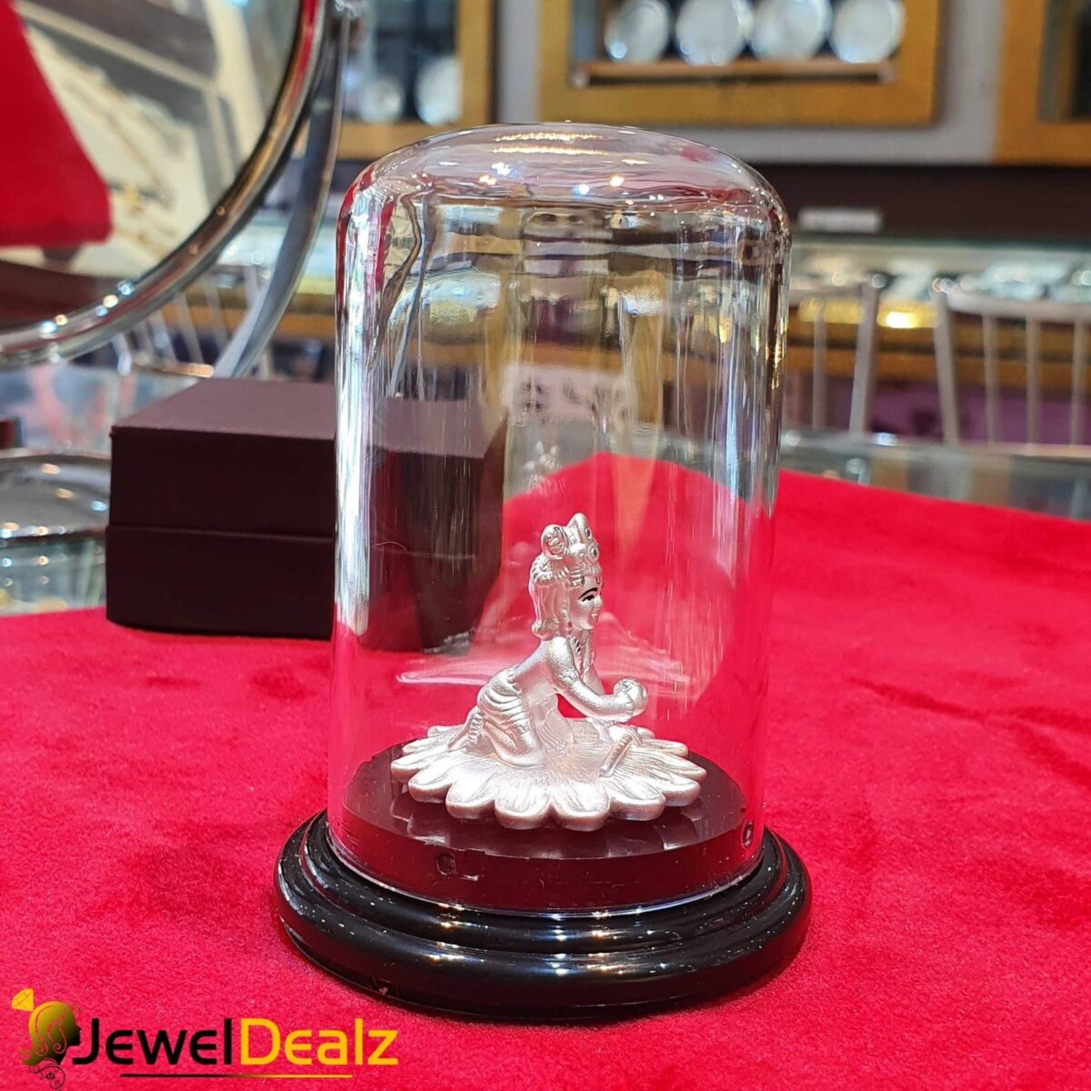 Krishna Idol in Pure 999 Hallmark Silver - Image 2