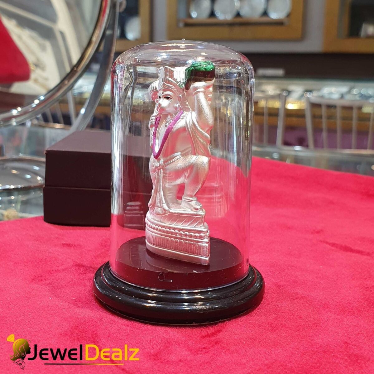 Hanuman Idol in Pure 999 Hallmark Silver