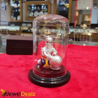 Krishna Idol in Pure 999 Hallmark Silver
