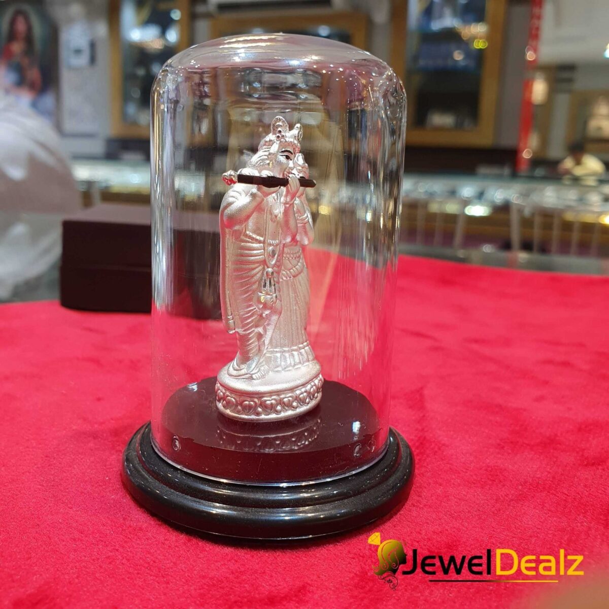 Radhe Krishna Idol in Pure 999 Hallmark Silver - Image 2