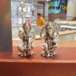 Lakshmi Ganesh Idol in Pure Silver 925 Hallmarked