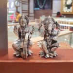 Lakshmi Ganesh Idol in Pure Silver 925 Hallmarked
