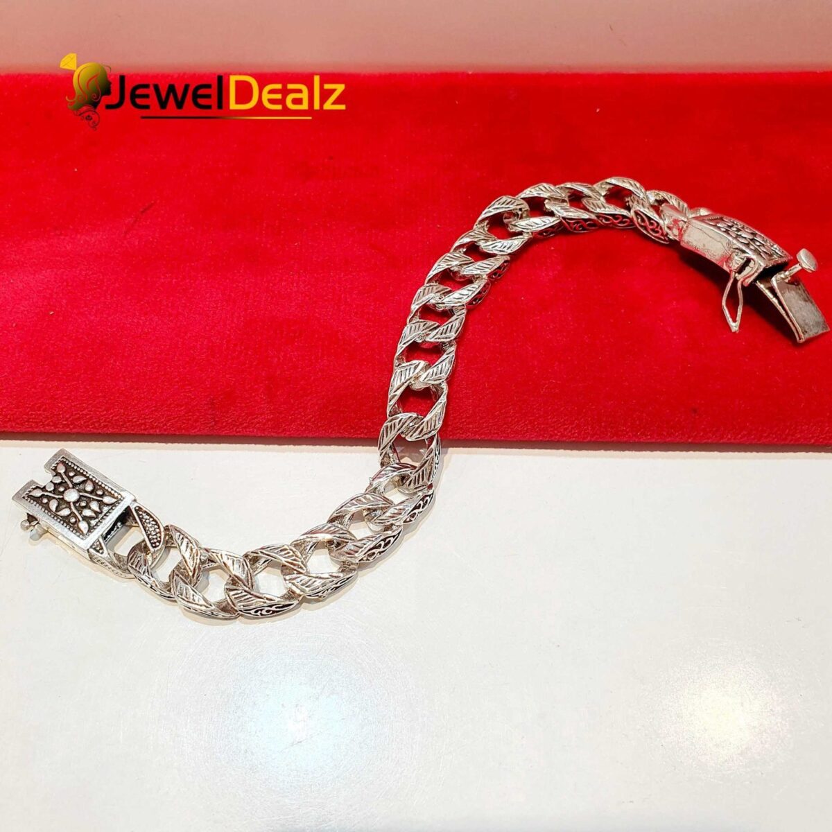 Antique Gents Bracelet in Sterling Silver Pure 925 BIS Hallmarked