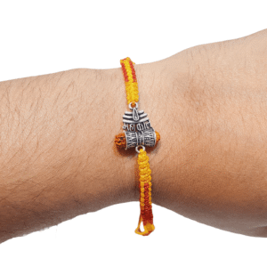 Mahakal Rakhi in Pure Silver 925 Hallmarked