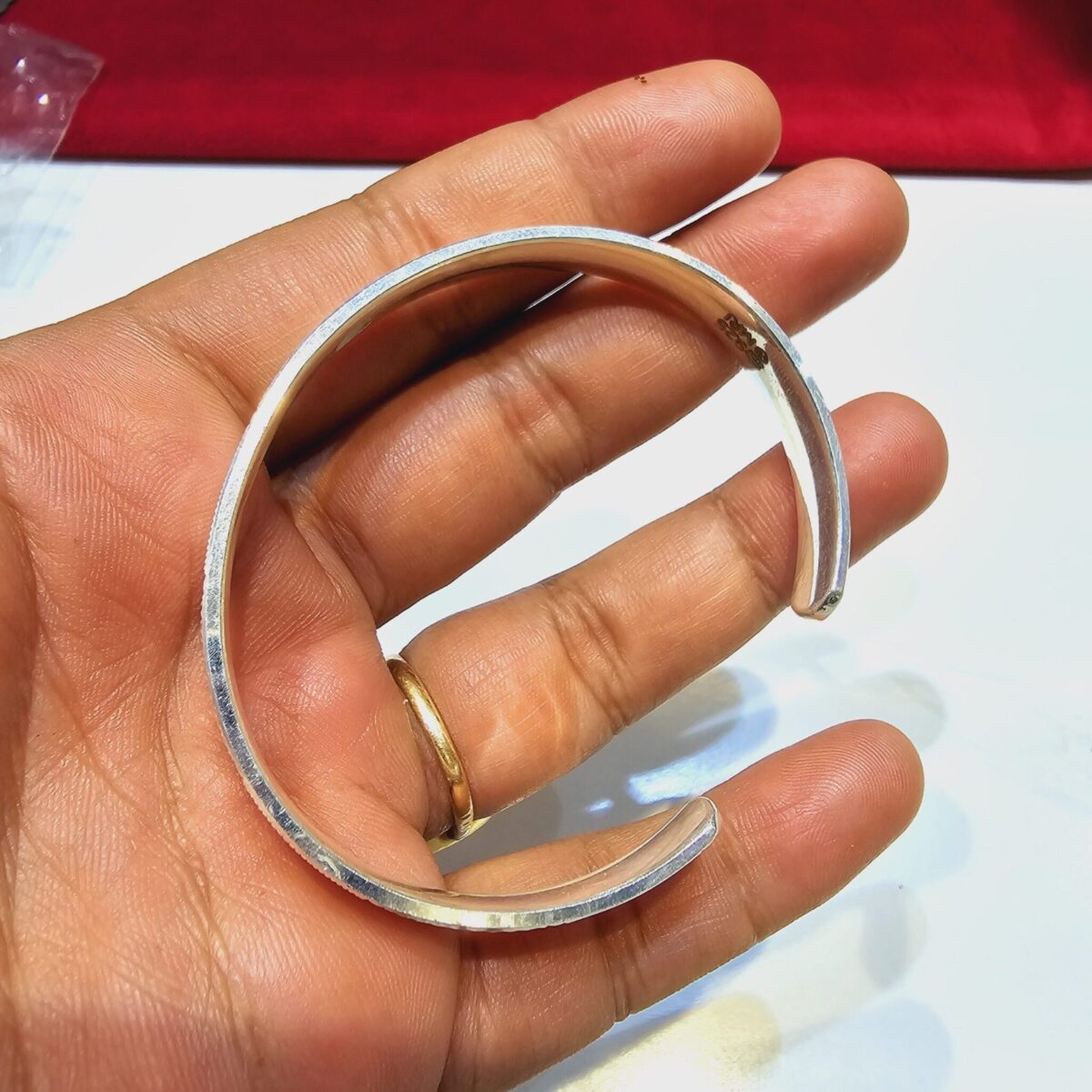 Italian Kada for Mens in Pure 925 BIS Hallmarked - Image 3