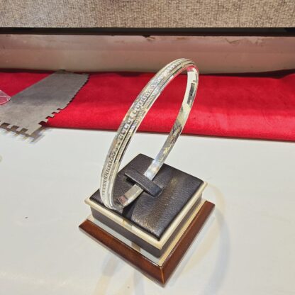 Italian Kada Sterling Silver Pure 925 BIS Hallmarked Size:2.13 - Image 2