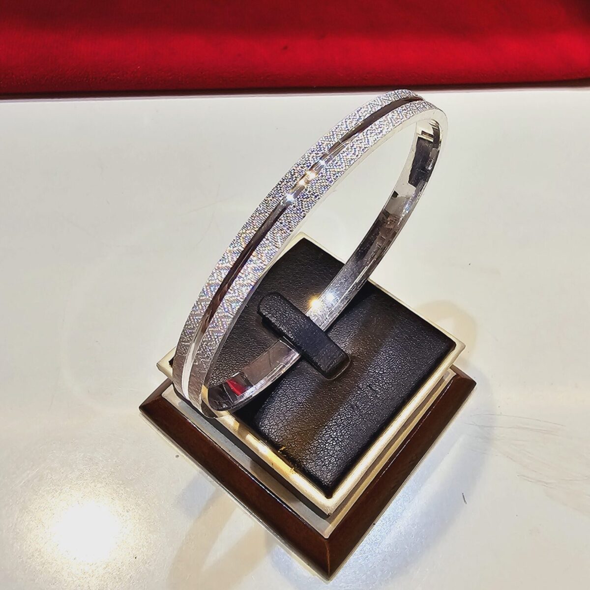 Italian Kada for Mens in Pure 925 BIS Hallmarked Size:2.10 - Image 2