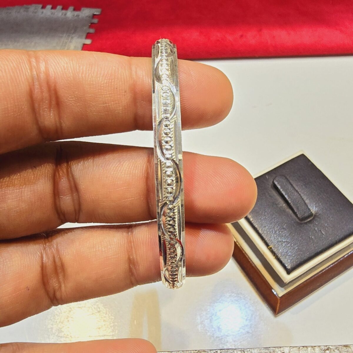 Italian Kada for Mens in Pure 925 BIS Hallmarked Size:2.8