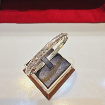 Italian Kada for Mens in Pure 925 BIS Hallmarked Size:2.6 - Image 2