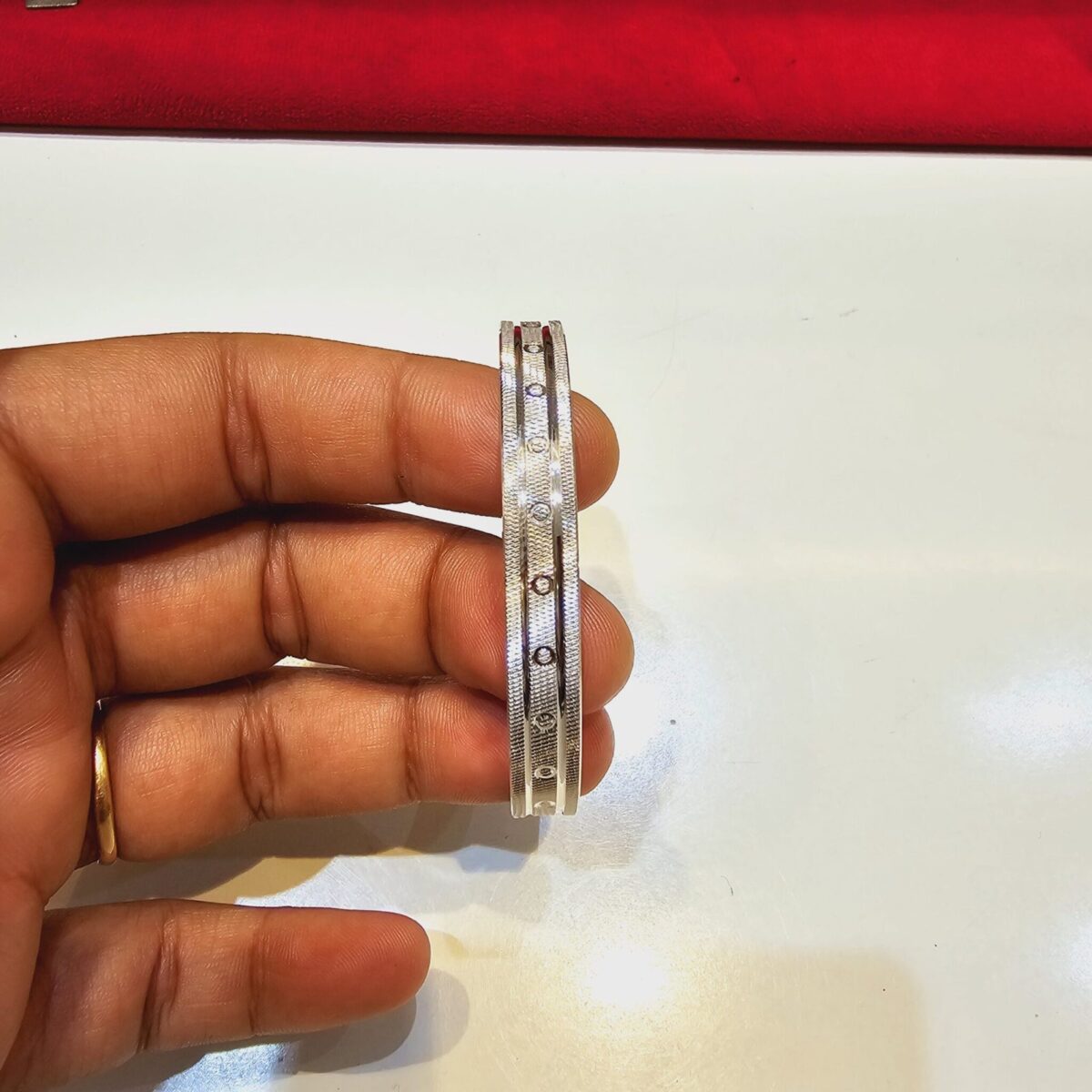 Italian Kada for Mens in Pure 925 BIS Hallmarked - Image 2