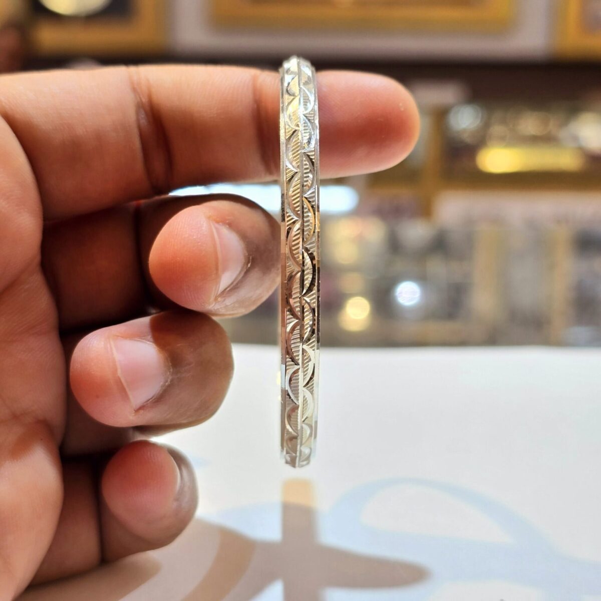 Italian Kada Sterling Silver Pure 925 BIS Hallmarked - Image 2